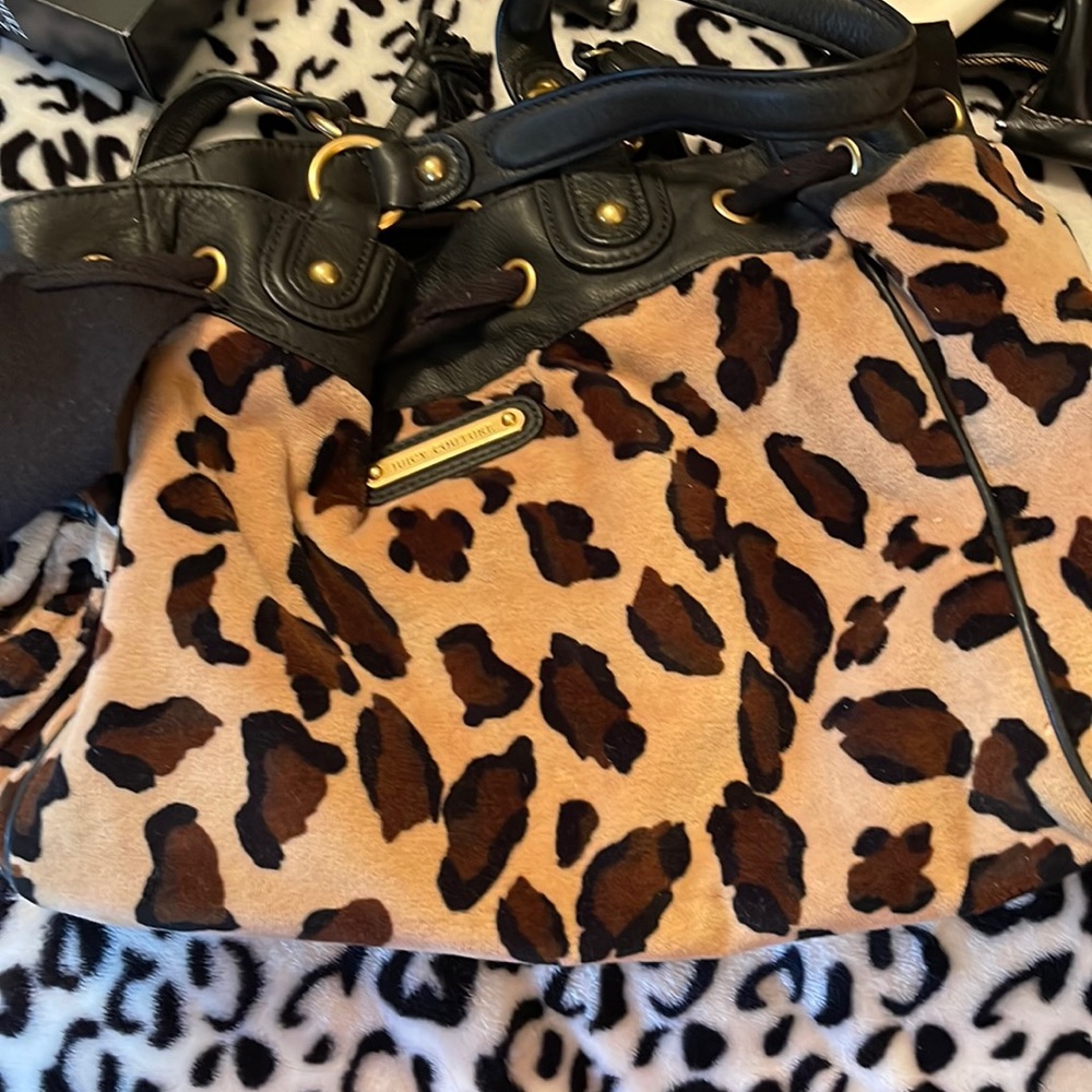 Juicy couture leopard purse!